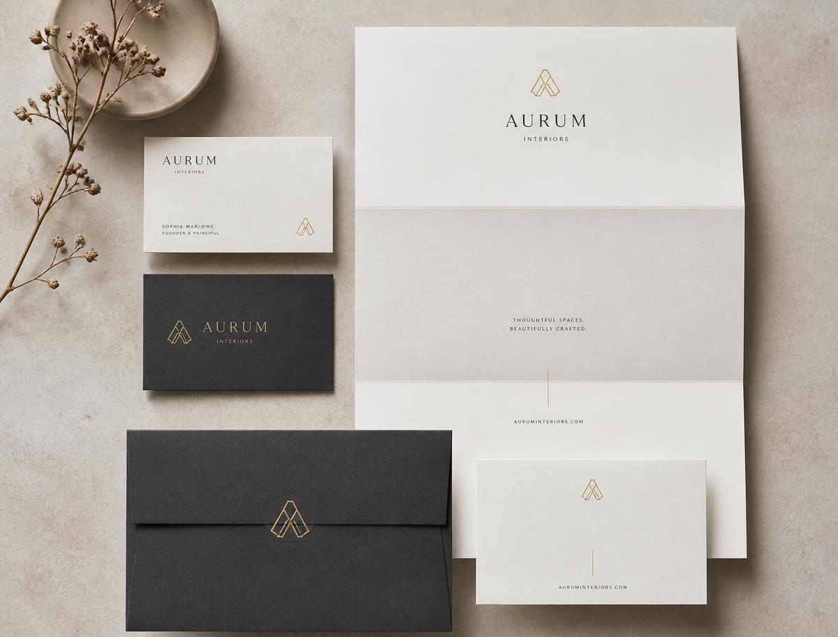 Aurum Interiors — Brand case study